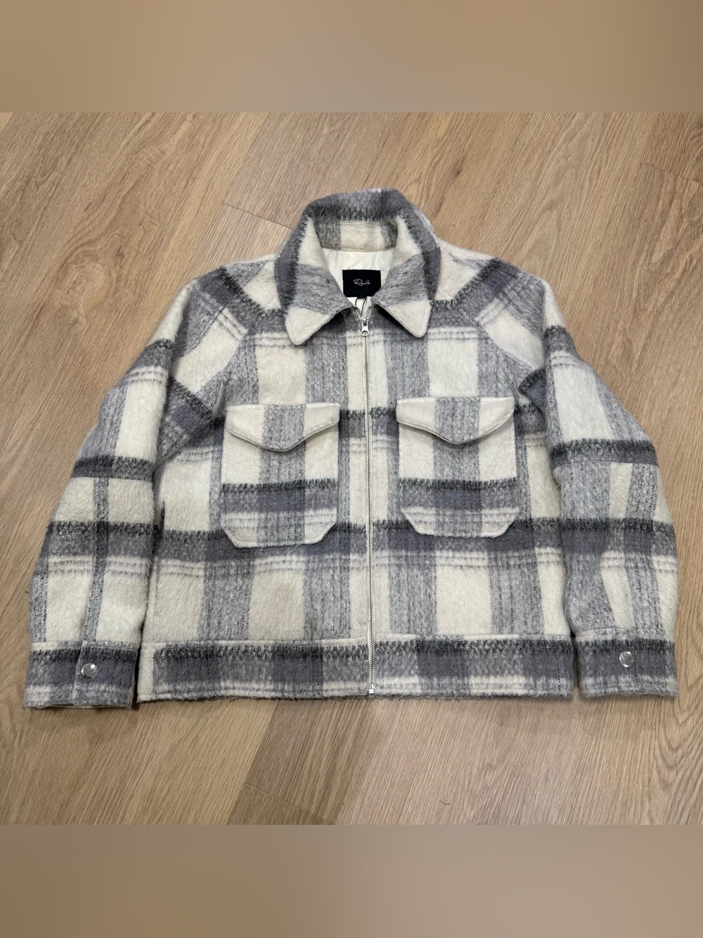 NWT Rails Cheyenne Zip Up Jacket in Snow Grey - Medium